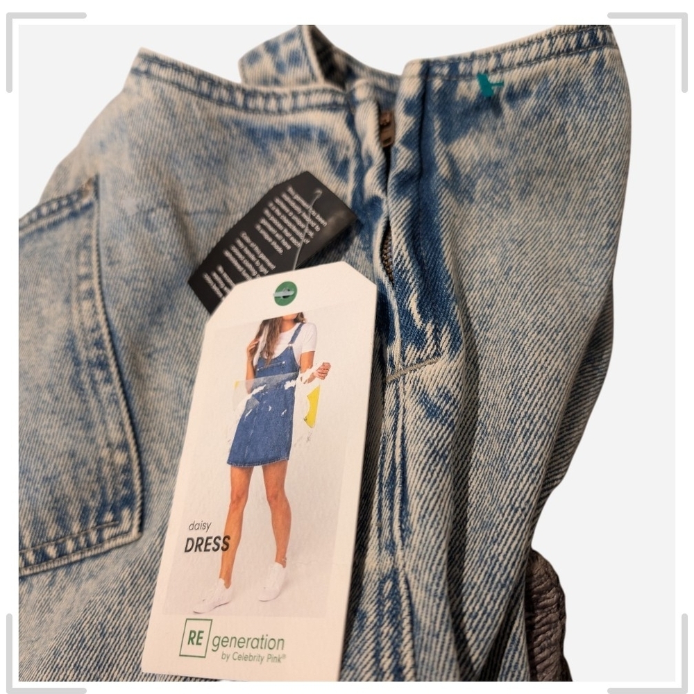 Denim Womans Overall Dress - Picture 6 of 8